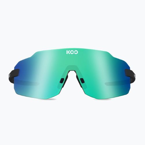 Okulary przeciwsłoneczne Koo Supernova black matt/green mirror