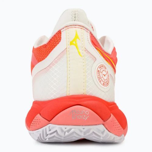 Buty do tenisa damskie Mizuno Wave Enforce Tour CC candy coral/snow white/neon flame