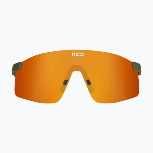 Okulary przeciwsłoneczne Koo Nova olive green matt/orange mirror