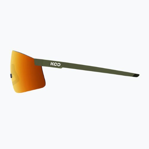 Okulary przeciwsłoneczne Koo Nova olive green matt/orange mirror
