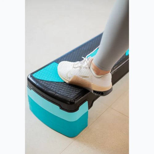 Step do aerobiku XTREXO 3 stopniowy max 250 kg niebieski