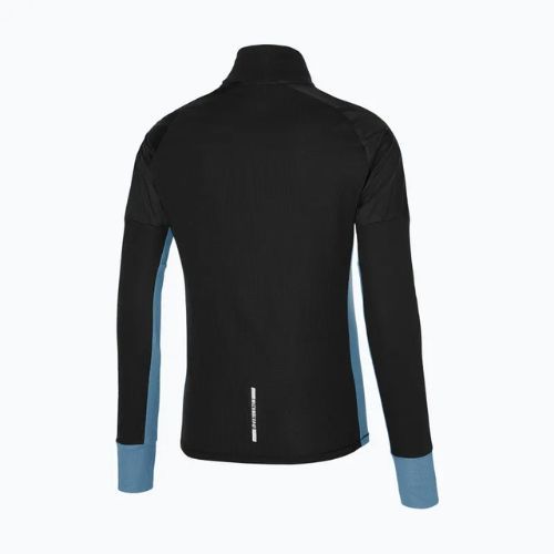 Longsleeve do biegania damski Mizuno Hybrid Tee Half Zip black