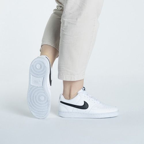 Buty damskie Nike Court Vision Low Next Nature white//white/black