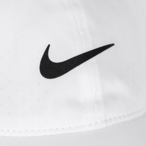 Czapka z daszkiem Nike Dri-Fit Club Cap Unstructured Featherlight white/black