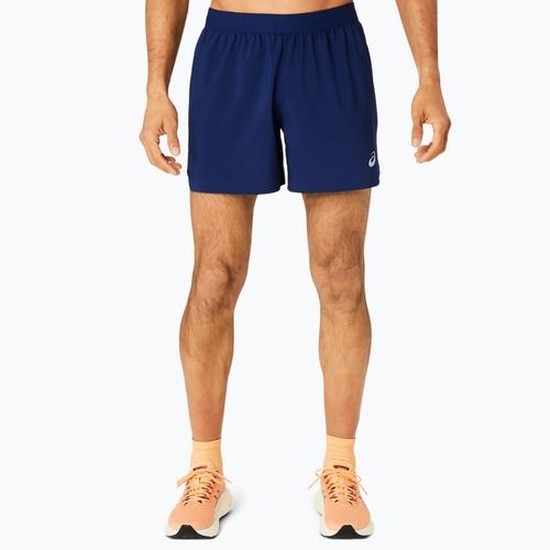 Spodenki do biegania męskie ASICS Road 2-N-1 5IN blue expense/birch