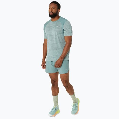 Koszulka do biegania męska ASICS Road Top light celadon/celadon