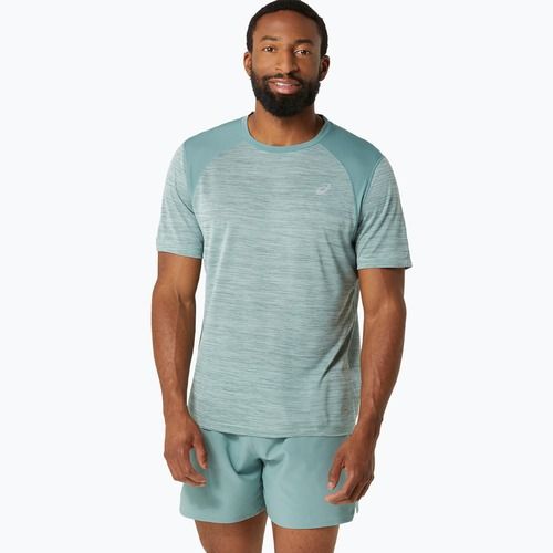 Koszulka do biegania męska ASICS Road Top light celadon/celadon