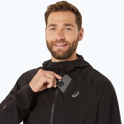 Kurtka do biegania męska ASICS Metarun Waterproof performance black