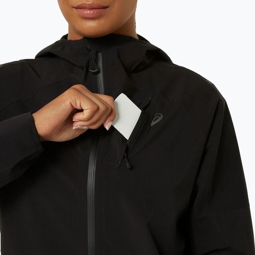 Kurtka do biegania damska ASICS Metarun Waterproof performance black