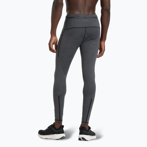 Legginsy do bieganie męskie New Balance Athletics Reflective Heat black/multi