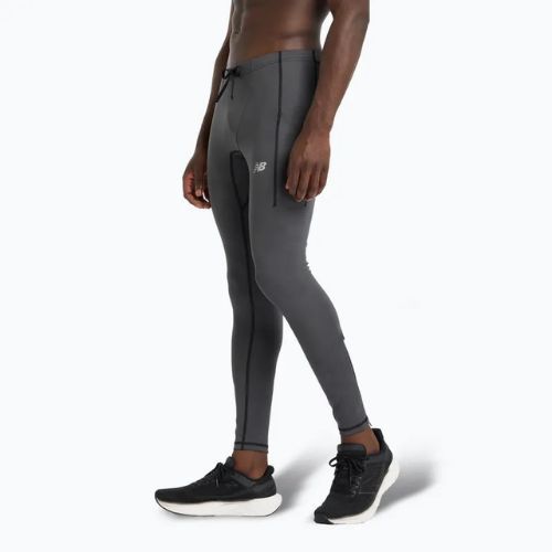 Legginsy do bieganie męskie New Balance Athletics Reflective Heat black/multi