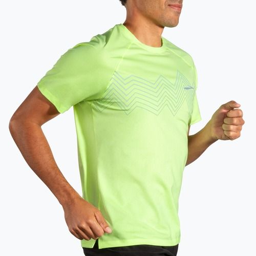 Koszulka do biegania męska Brooks Atmosphere 2.0 lime/elevate