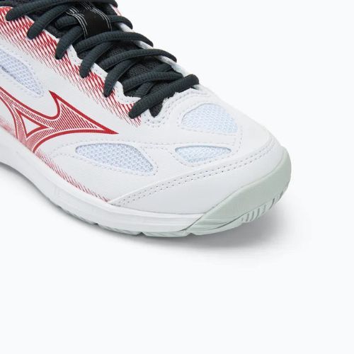 Buty do piłki ręcznej dziecięce Mizuno Stealth Star 2 J white/salsa/black