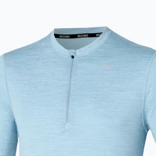 Longsleeve do biegania męski Mizuno Impulse Core Half Zip glacier lake