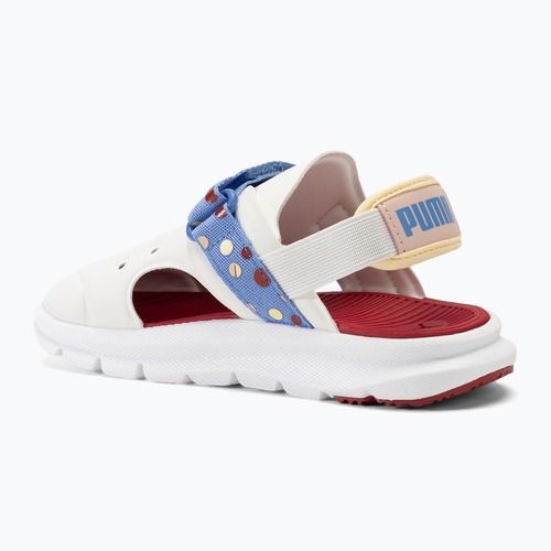 Sandały dziecięce PUMA Evolve Summer Camp AC PS warm white/blue skies/chamomile