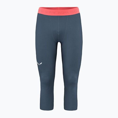 Spodnie termoaktywne męskie Salewa Cristallo Warm AMR 3/4 dark denim