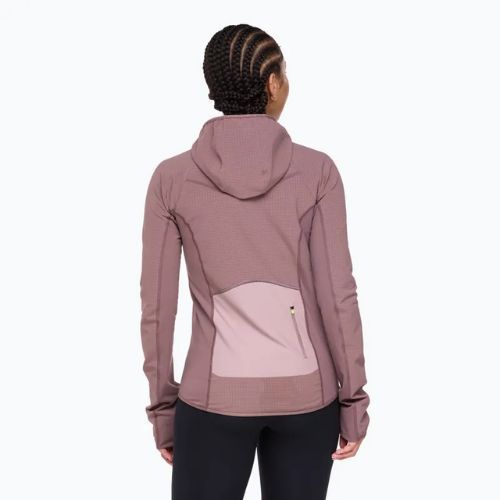 Bluza do biegania damska HOKA Sky Glow Half Zip smokey quartz