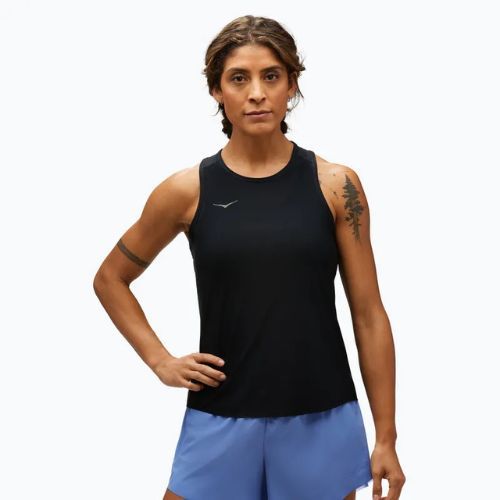 Koszulka do biegania damska HOKA Airolite Run Tank black