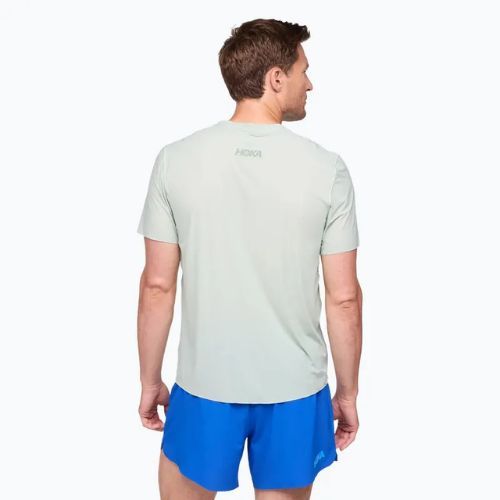 Koszulka do biegania męska HOKA Airolite Run aloe vera