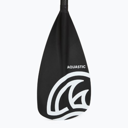 Wiosło SUP 3-częściowe AQUASTIC SUP Włókno + Karbon czarny