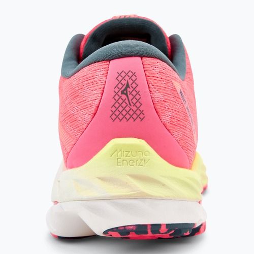 Buty do biegania damskie Mizuno Wave Inspire 19 hi vis pink/ snow white/ luminous