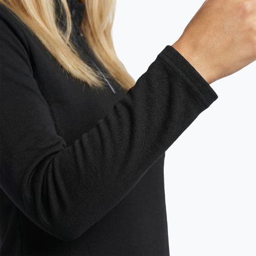 Bluza termoaktywna damska WOOLCANO Merino 100% TOP0545 czarny