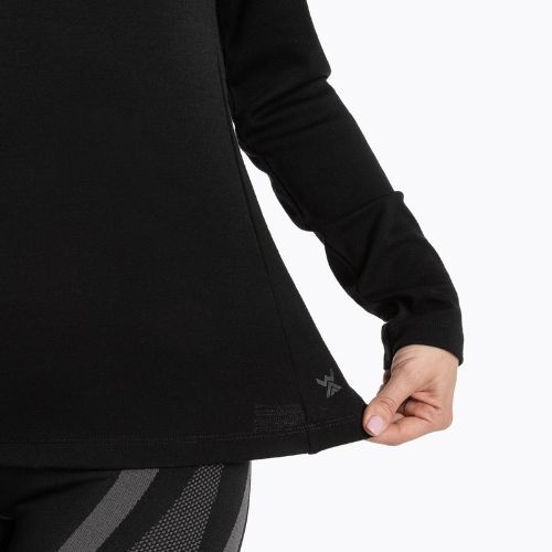 Bluza termoaktywna damska WOOLCANO Merino 100% TOP0545 czarny