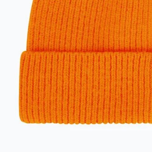 Czapka zimowa WOOLCANO Merino 100% HAT0440 pomarańczowy