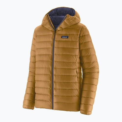 Kurtka puchowa męska Patagonia Down Sweater Hoody rapotor brown