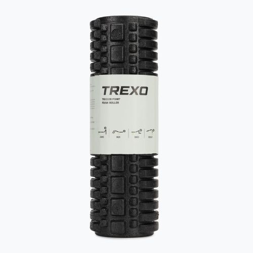 Roller do masażu XTREXO Professional Trigger Points 45 cm czarny