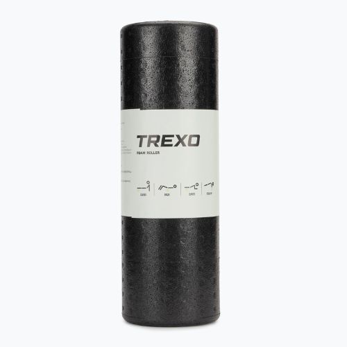 Wałek do masażu XTREXO Professional 45 cm czarny