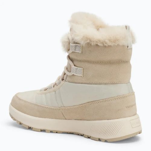 Śniegowce damskie Columbia Slopeside Peak Luxe V2 dark stone/sea salt