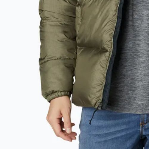 Kurtka ocieplana męska Columbia Puffect II Hooded stone green/ black