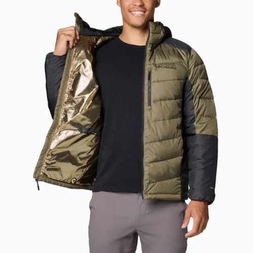 Kurtka męska Columbia Labyrinth Loop II Hooded stone green/ shark