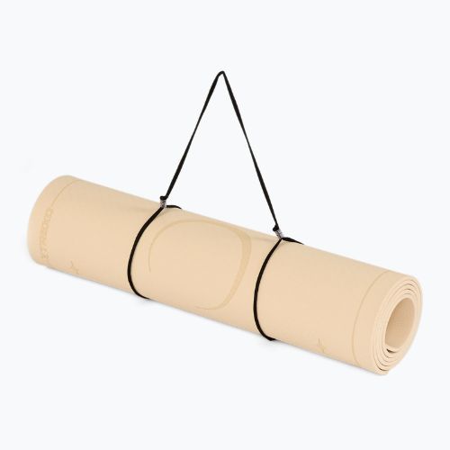 Mata do jogi XTREXO EcoGrip 6mm TXO-B4Z001-BZ jasny brąz