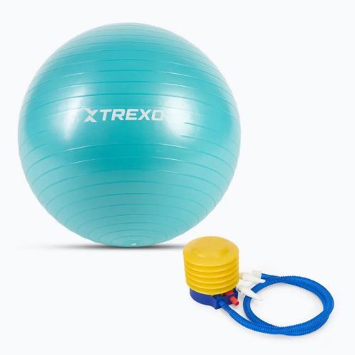 Piłka gimnastyczna XTREXO TXO-B4Z007-GN 55 cm turkusowy