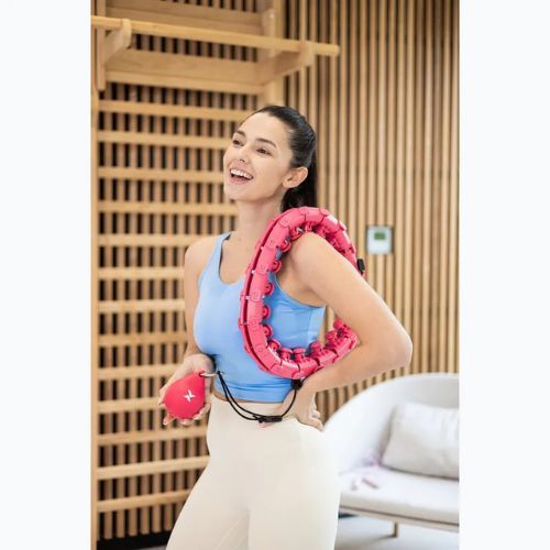 Hula hop z obciążeniem XTREXO TXO-B4Z036-PK różowy