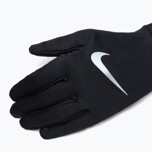 Rękawiczki do biegania męskie Nike Pacer Lightweight RG black/black/silver