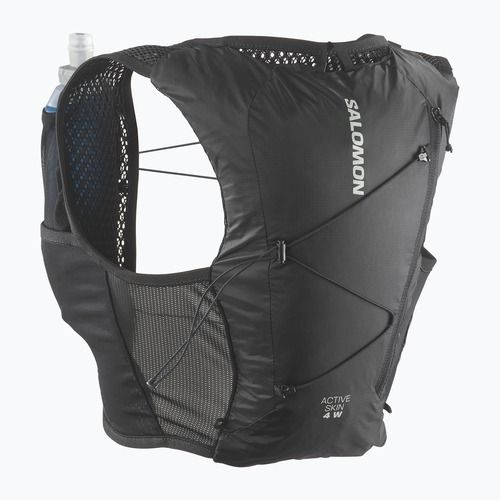 Kamizelka do biegania damska Salomon Active Skin 4 Set black/metal