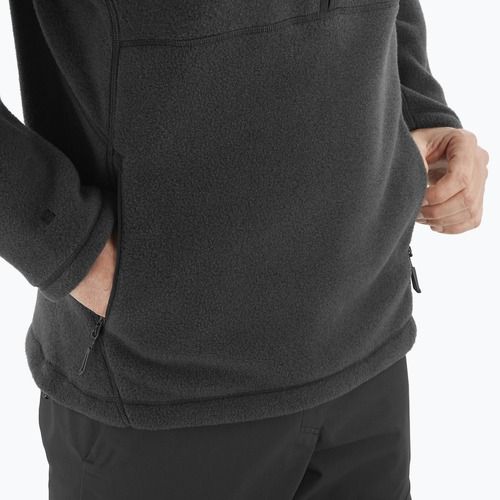 Bluza trekkingowa męska Salomon Chroma Fleece Hz deep black