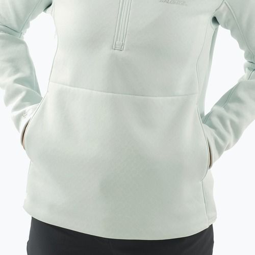 Bluza trekkingowa damska Salomon Essential Midwarm HZ misty blue
