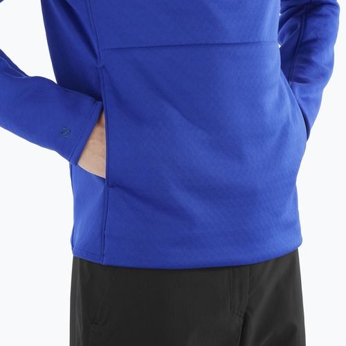 Bluza trekkingowa męska Salomon Essential Midwarm HZ surf the web