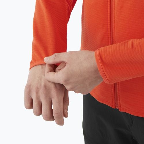 Bluza trekkingowa męska Salomon Essential Lightwarm FZ cherry tomato