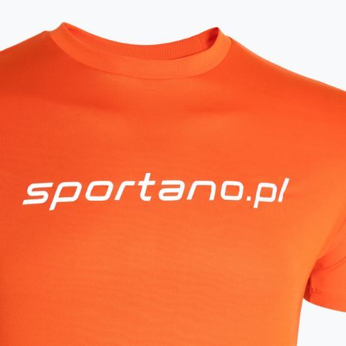 Koszulka do biegania męska Sportano Active Men pomarańczowy