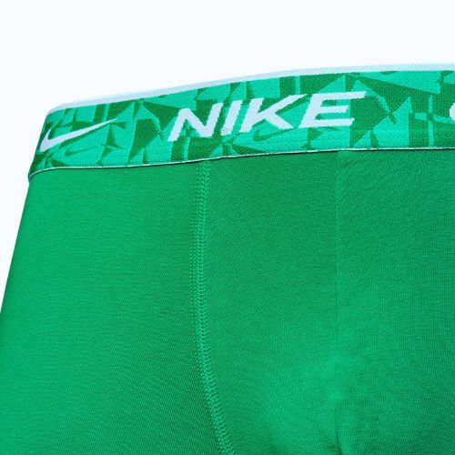 Bokserki męskie Nike Everyday Cotton Stretch 3 pary green/black