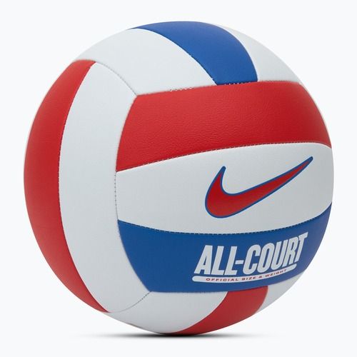 Piłka do siatkówki Nike All Court Volleyball white/university red/game royal/university red rozmiar 5