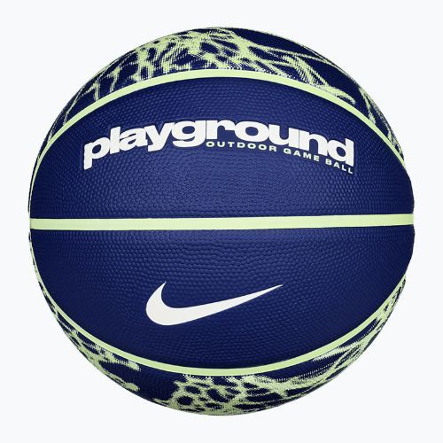 Piłka do koszykówki Nike Everyday Playground 8P Graphic Deflated deep royal blue/vapor green/white rozmiar 7
