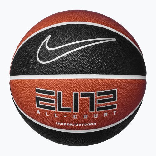 Piłka do koszykówki Nike Elite All Court 8P 2.0 Deflated amber/white/metallic silver/black rozmiar 7