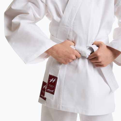 Karategi dziecięce HOOK FIGHTING Karate - Back To School biały