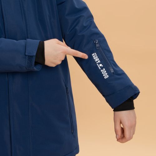 Kurtka narciarska dziecięca KADVA Skiro Jacket granatowy
